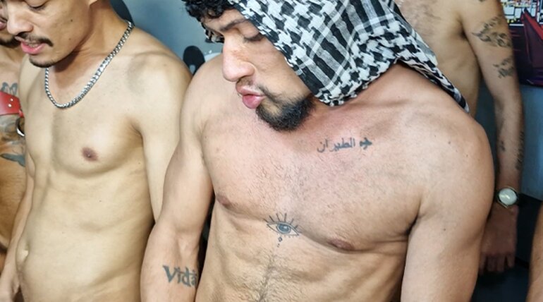 Sadick Coutinho in PIGS IS PIGS CUMSHOT REVIEW