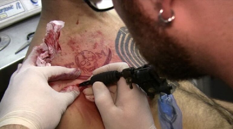 ANGELO'S TATTOO in IN THE FLESH