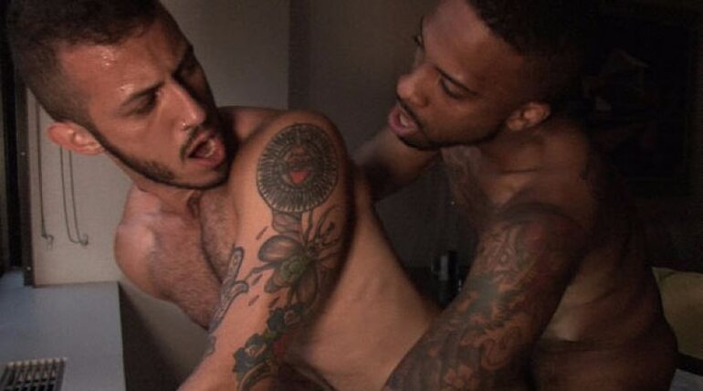DAMIEN BROWN & ERIC HERRERA in Take That Black Dick White Boy